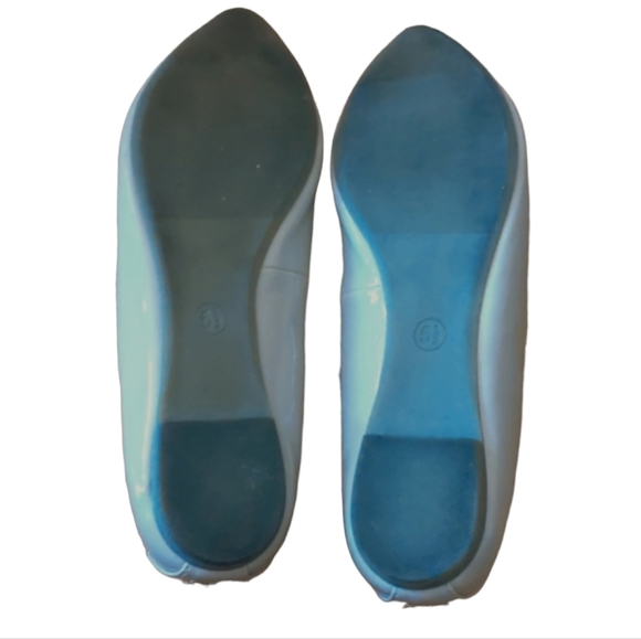 Mossimo, Nude Patent flats with gold studs at the back size 5 1/2 - Picture 6 of 10